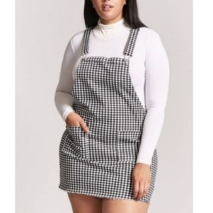 Plus size overall dress f21